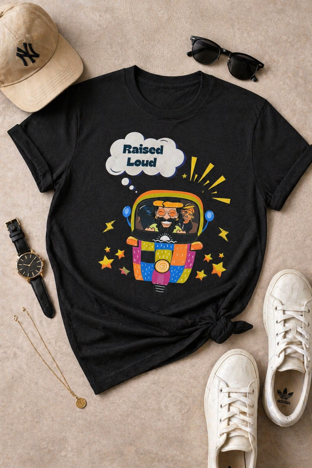 Raised Loud Unisex Graphic Tee