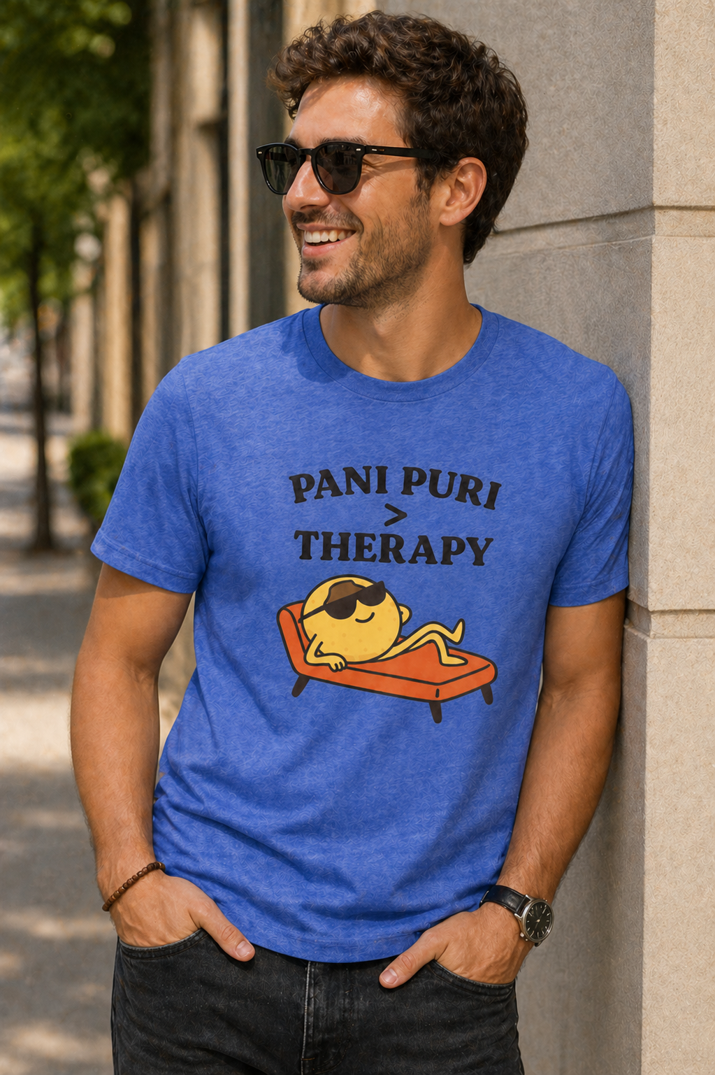 Pani Puri > Therapy Unisex Graphic Tee