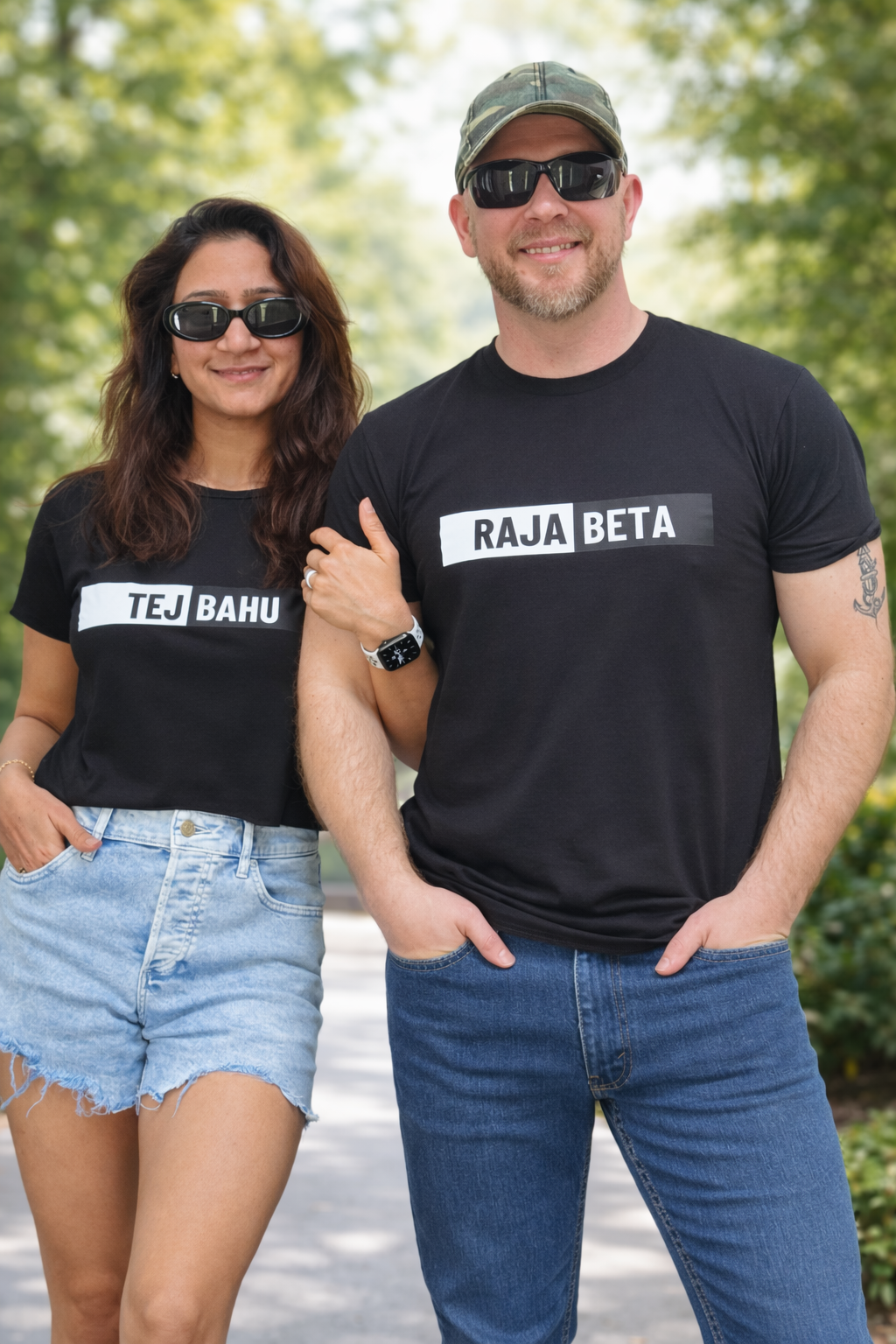 Tej Bahu Women's Crop Graphic Tee