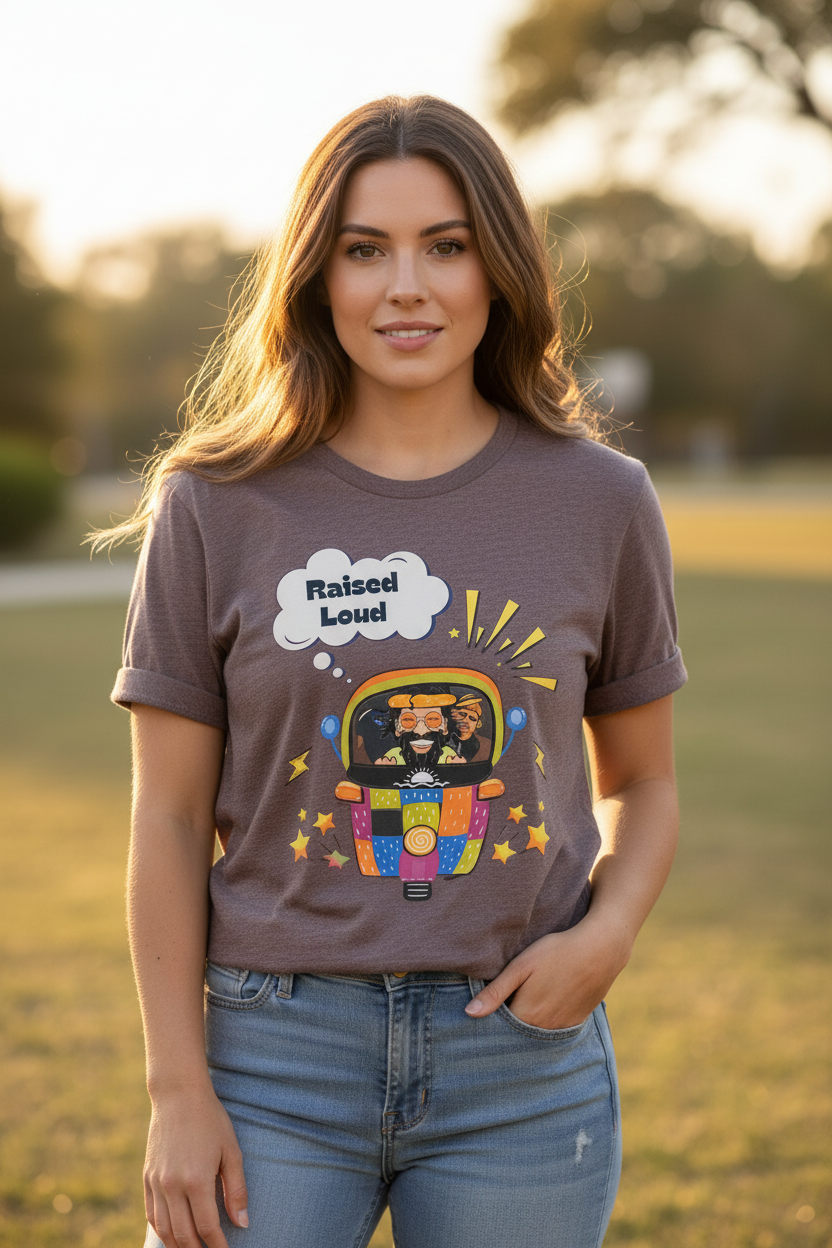 Raised Loud Unisex Graphic Tee
