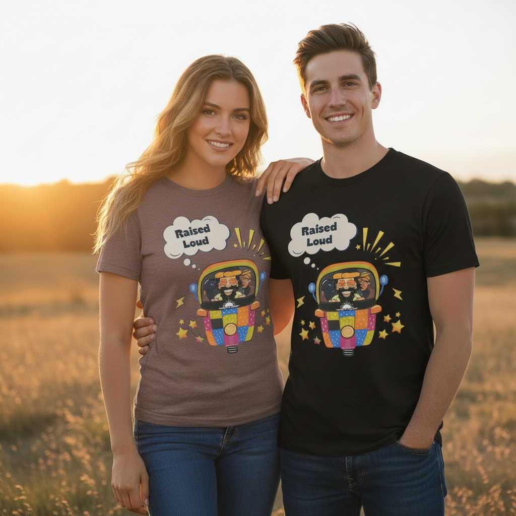 Raised Loud Unisex Graphic Tee