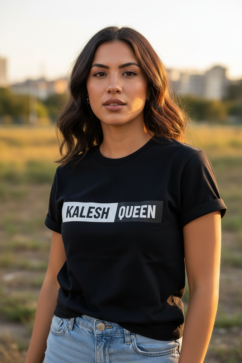 Kalesh Queen Women's Crop Tee