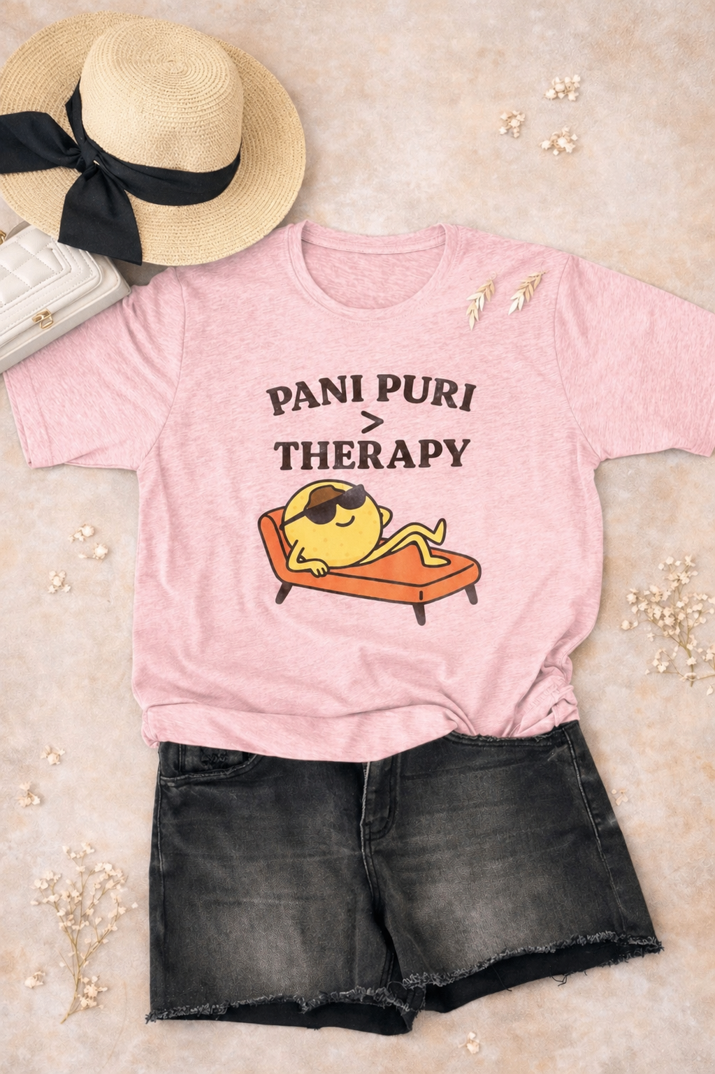 Pani Puri > Therapy Unisex Graphic Tee