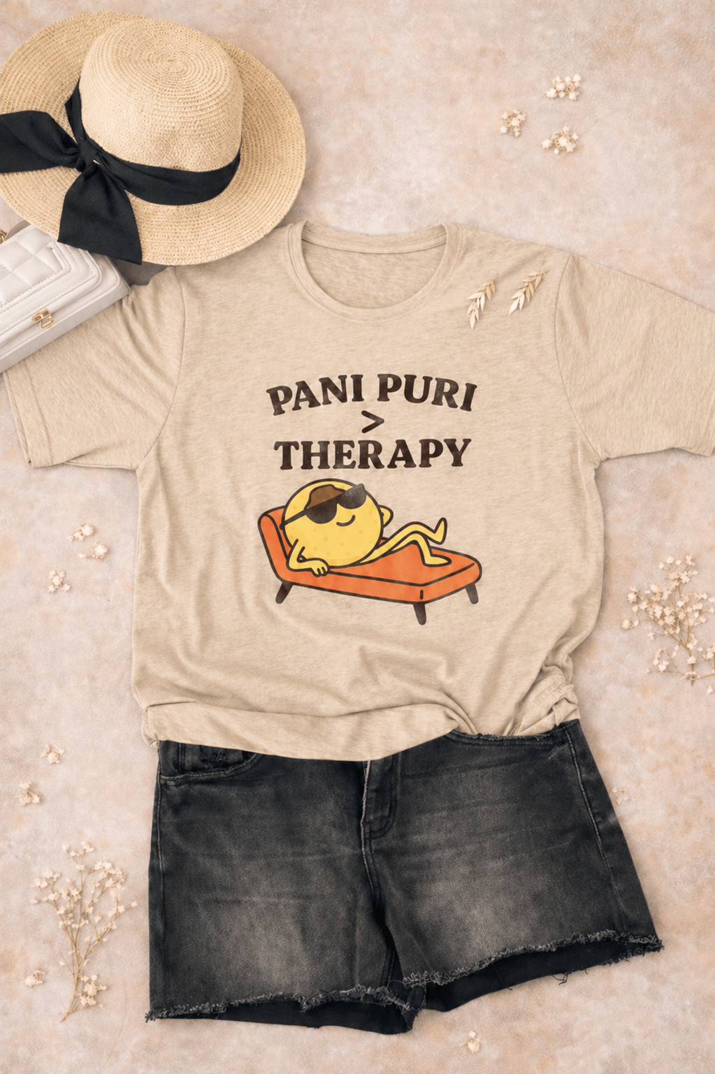 Pani Puri > Therapy Unisex Graphic Tee