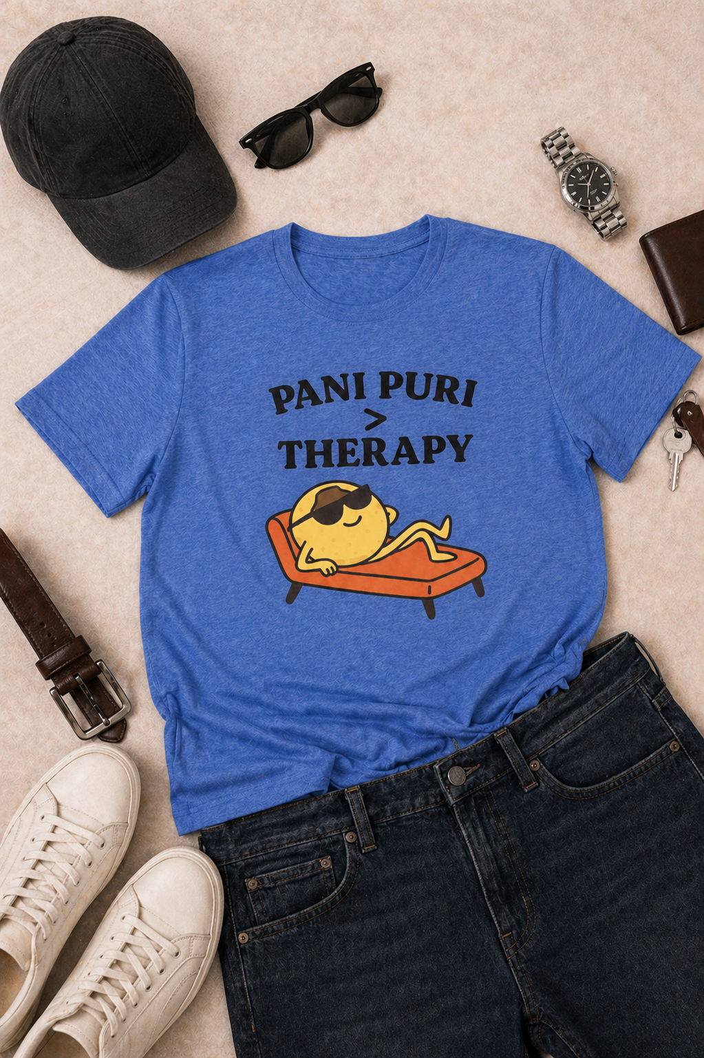 Pani Puri > Therapy Unisex Graphic Tee