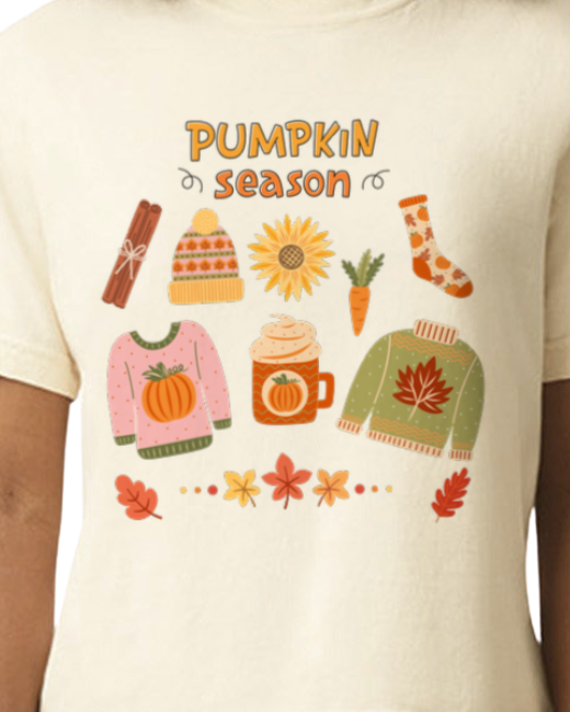 Pumpkin Season - Heavyweight women's Boxy Tee