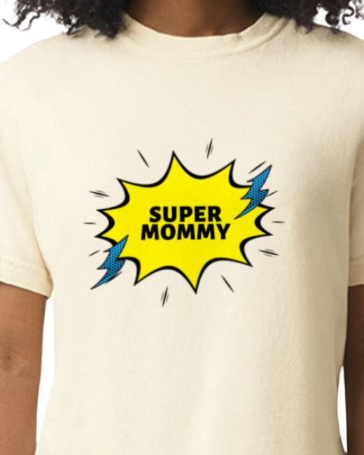 Super Mommy - Heavyweight graphic Tee