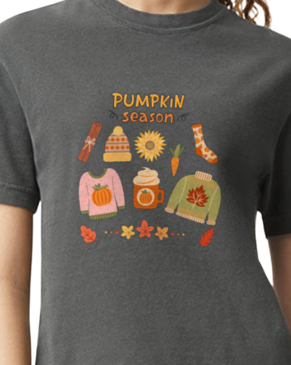 Pumpkin Season - Heavyweight women's Boxy Tee