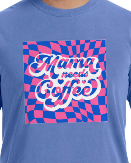 Mamma needs Coffee - Unisex  Heavyweight graphic Tee