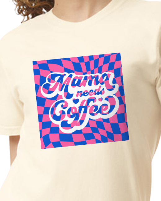 Mamma needs Coffee - Unisex  Heavyweight graphic Tee