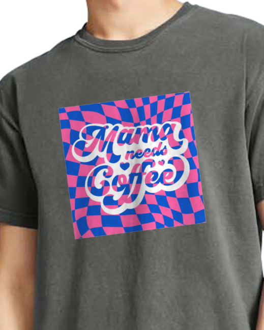 Mamma needs Coffee - Unisex  Heavyweight graphic Tee