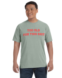 Too Old - Unisex heavyweight graphic Tee