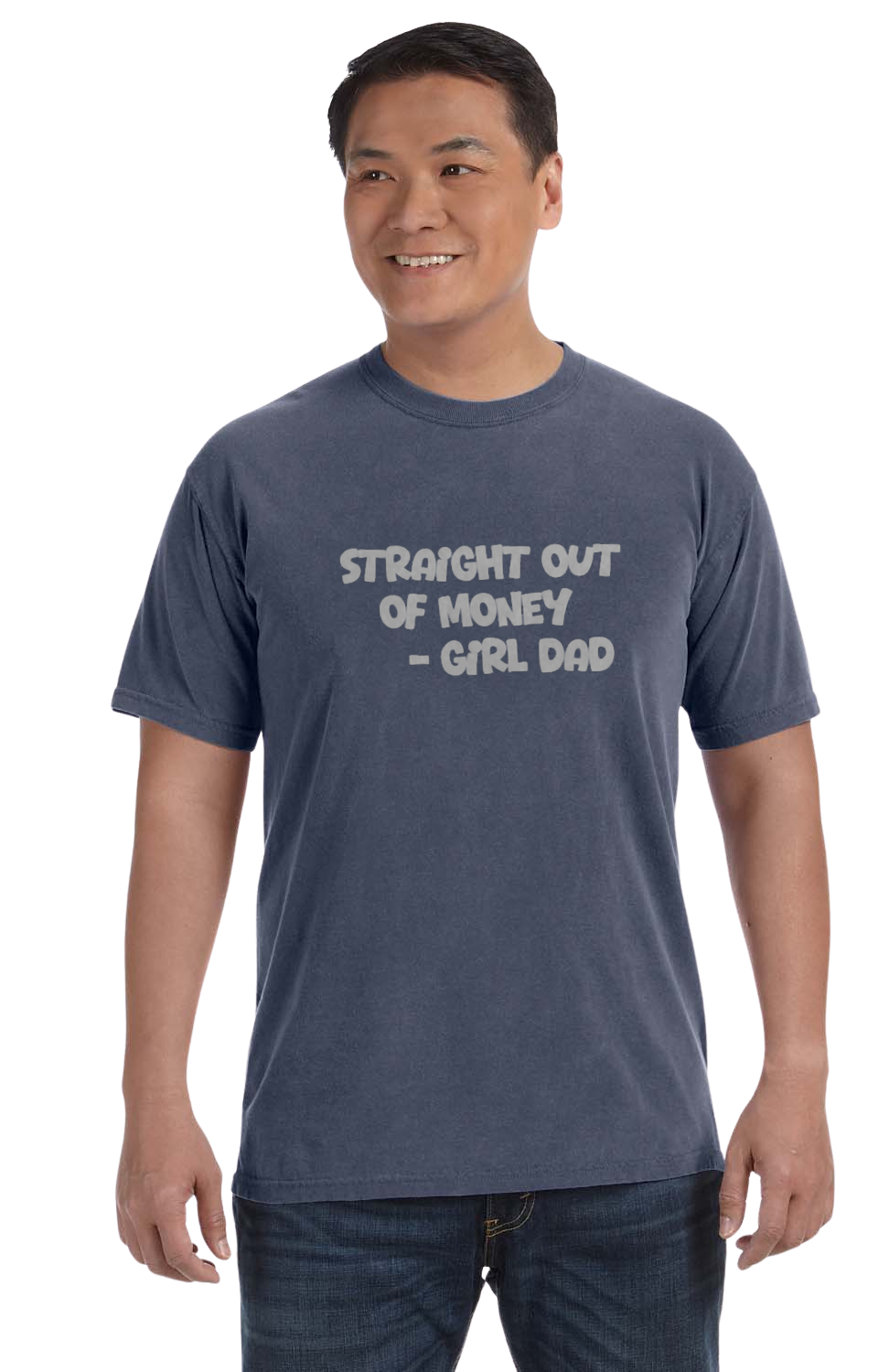 Girl Dad Means a walking ATM - Unisex heavyweight T-shirt 100% Cotton