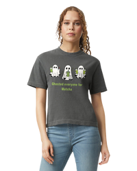 Matcha and Ghosting - Heavyweight Boxy Tee
