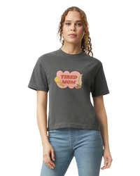Tired Mom graphic Tee - Heavyweight boxy tee