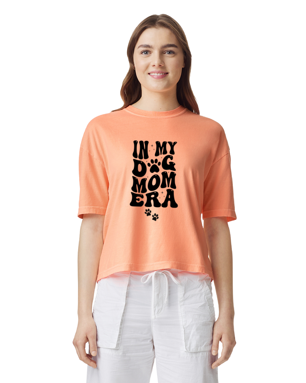 Dog Mom Era - Heavyweight graphic Boxy tee