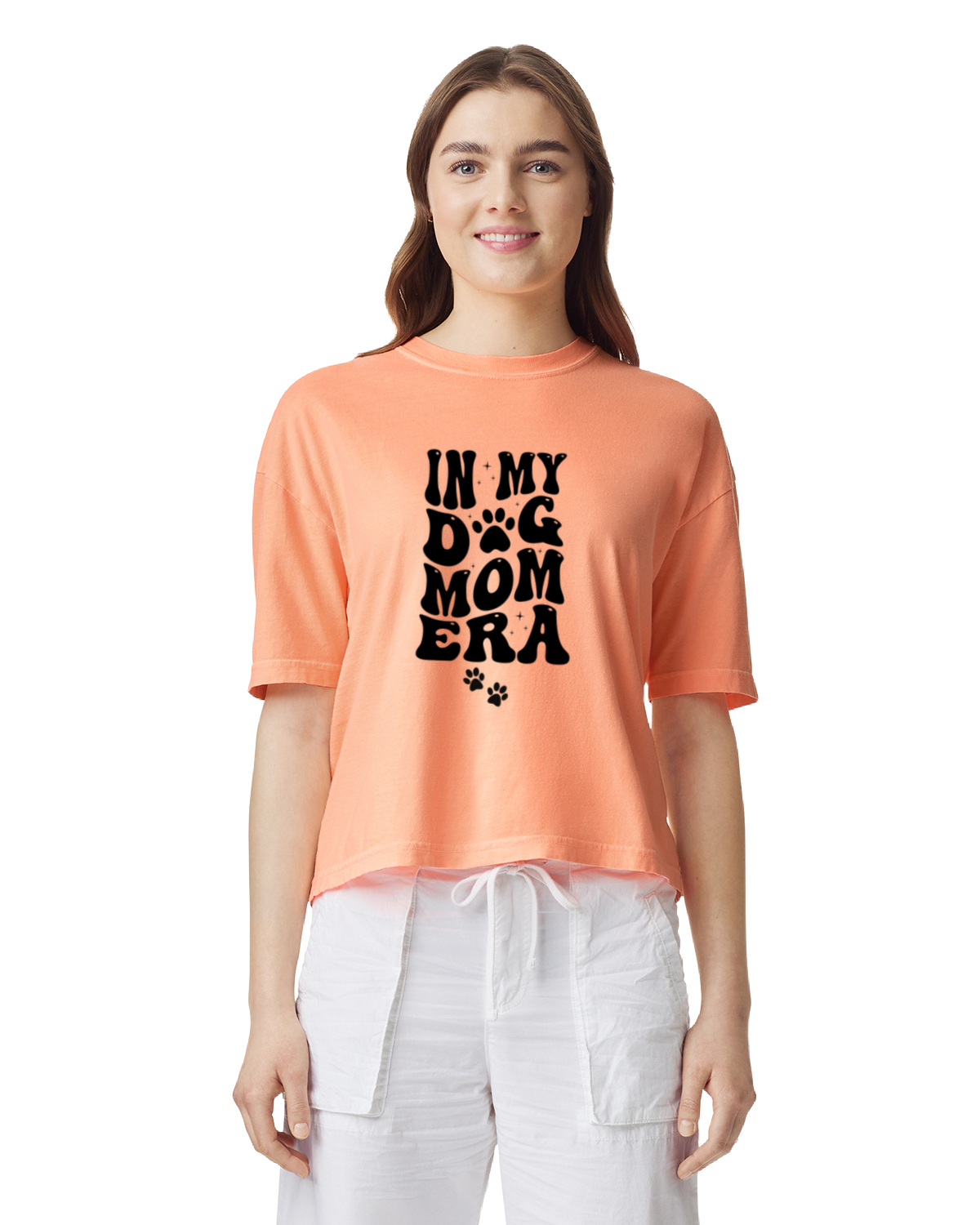 Dog Mom Era - Heavyweight graphic Boxy tee
