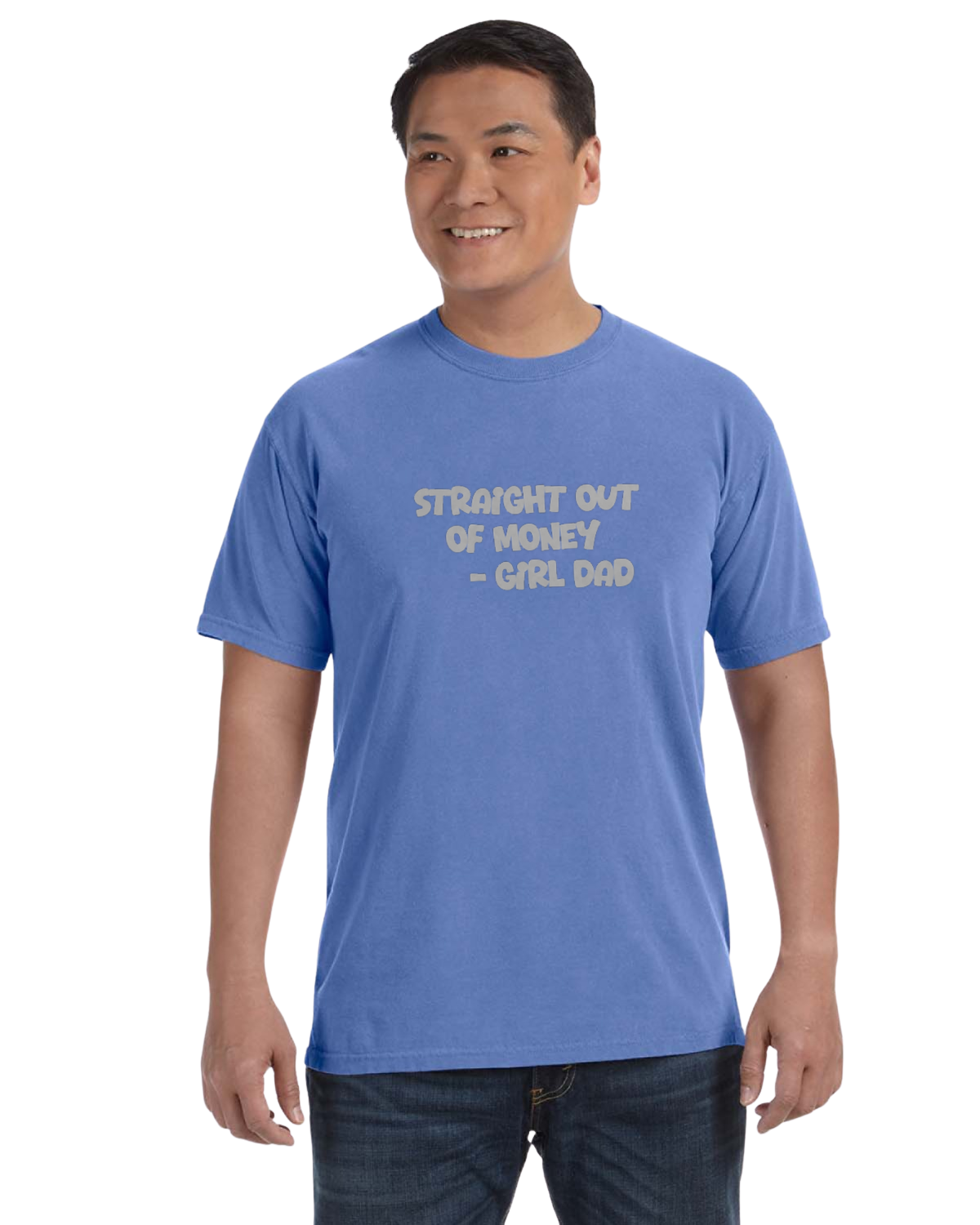 Girl Dad Means a walking ATM - Unisex heavyweight T-shirt 100% Cotton