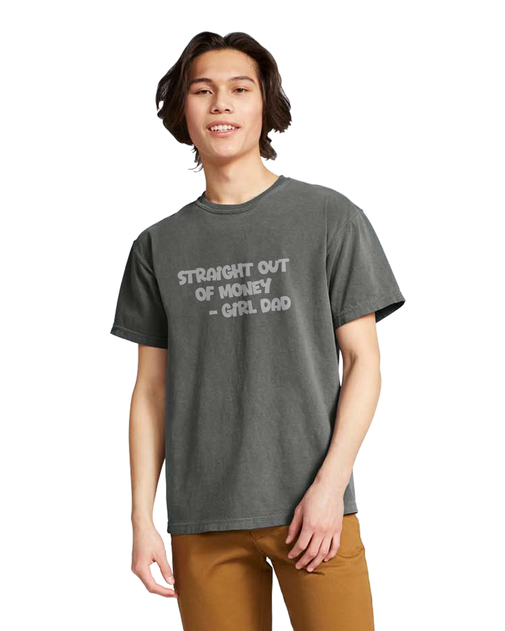 Girl Dad Means a walking ATM - Unisex heavyweight T-shirt 100% Cotton