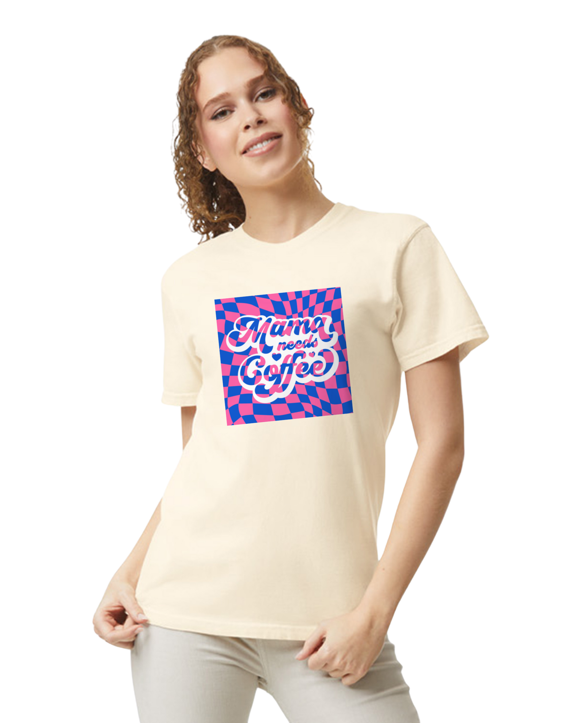 Mamma needs Coffee - Unisex  Heavyweight graphic Tee