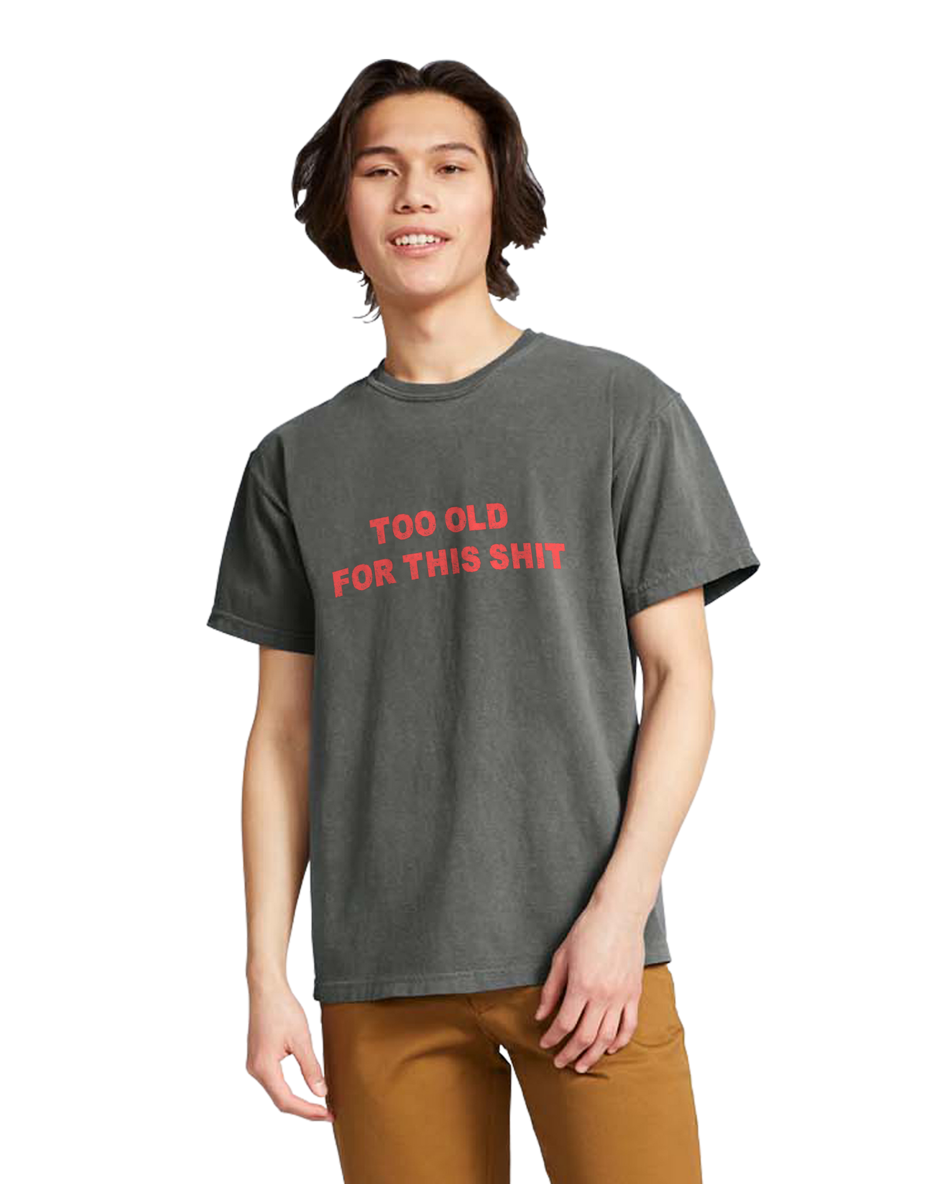 Too Old - Unisex heavyweight graphic Tee
